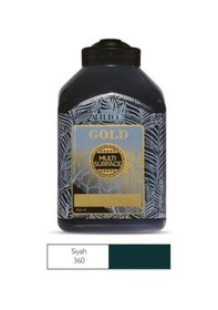 Resim Artdeco Gold Multi Surface Akrilik Boya 500 Ml. 360 Siyah 