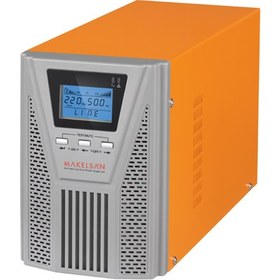 Resim Makelsan P.Pack SE Online (900W) 1KVA 5/10 Dak. (2x9ah Akü) UPS Turuncu 