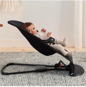 Resim BabyBjörn Balance Soft Ana Kucağı Woven Jersey Tri-Fabric Dark Grey 