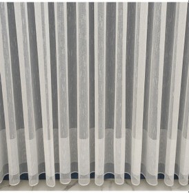 Resim Tül Perde Sade Düz Yeni Sezon Etek Ayrıntılı Kaliteli Ütü İstemeyen Tül Perde 1x2.5 Orta Pileli Tül Perde 