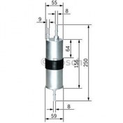 Resim Bmw 6 Cabrio X1 X3 benzin filtresi f026403754 Bosch Bmw 6 Cabrio X1 X3 benzin filtresi f026403754 Bosch