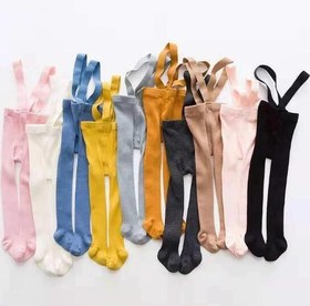 Resim Cottie High Waist Suspender Leggings - Blue / M 
