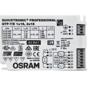 Resim Osram 1X18, 2X18 Elektronik Balast 