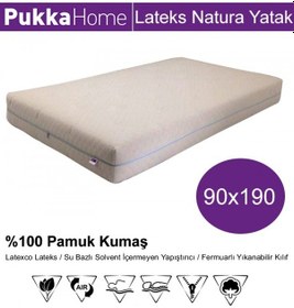 Resim Pukka Cotton Soft Natura Çocuk Yatağı 90 x 190 