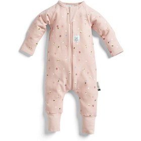 Resim ErgoPouch Organik Pamuklu Patikli Pijama Tulum 1.0 TOG Daisies Pembe - Pembe / 3-6 Ay 