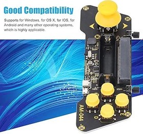 Resim ciciglow Gamepad Genişletme Kartı, Programlanabilir Tuşlar Oyun Denetleyicisi Düğmesi Için OS X Için Için Android Için Geliştirme Kartı 