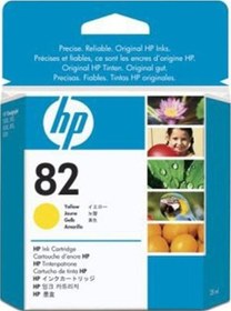 Resim Hp Ch568A Sarı Mürekkep Kartuş 82 
