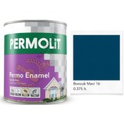 Resim Permolit Enamel Sentetik Yağlı Boya Boncuk Mavi 0.375 Lt. 350 ML 