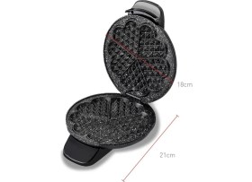 Resim Woodhub Pratik ve Şık Waffle Makinesi, Lezzetli Tatlar Için Ideal 