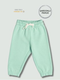 Resim Zuppers Bebek Kalın Pamuklu Cepsiz Jogger Pantolon - Mint 