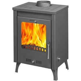 Resim Hoşseven 5010 Olympus Şömine Odun Kömür Sobası 