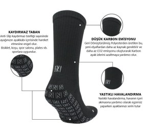 Resim Lizard Multi-Sport Kaydırmaz Tabanlı Spor Çorabı Turuncu - 43/46 