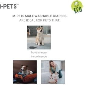 Resim M-Pets Erkek Köpekler Için Yıkanabilir Külot Xs 