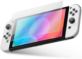 Resim Engo Nintendo Switch OLED 7 inç Uyumlu Mat Ekran Koruyucu Oyun Konsolu 