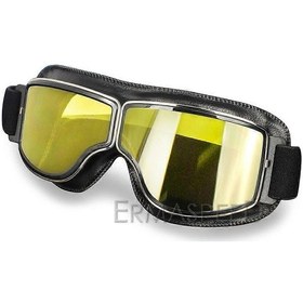 Resim Vintage Motosiklet Gözlükleri Rüzgar Geçirmez Retro Motokros Bisiklet Açık Hava Kirli Bisiklet Gözlükleri Göz Koruması Güneş Gözlüğü Gözlükler 