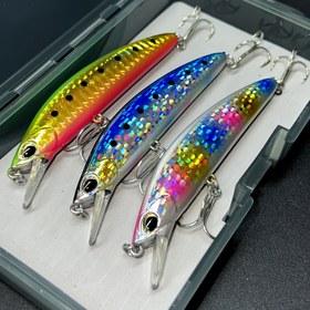 Resim 3'lü paket Yem Balıkçılık Yemleri, ABS Malzeme, Karışık Renk, Bass, Trout, Catfish, Mackerel ve Daha Fazlası İçin İdeal, Yeni Yıl Balıkçılığı İçin Mükemmel 