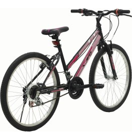 Resim Belderia Tec Eros 26" Jant 21 Vites V-Fren Siyah-Pembe Dağ Bisikleti 