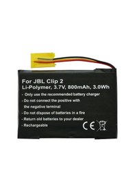 Resim Jbl Clip 2 Li-Polymer Pil için Uygun Pil Gsp383555 3.7V. 800Mah. 