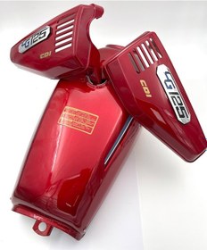 Resim Cg Benzin Depo Ve Yan Kapak Takım Kırmızı 