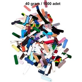 Resim Karışık Renkler 15 X 5 Mm Dantel Oya Yazma Halhal Abiye Lazer Kesim Pul 1000 Adet / 40 Gram 