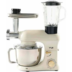 Resim M200 Multi-Fonksiyonel 3'ü Bir Arada Döküm Gövde Stand Mikser Kıyma Setli ve Blender Özellikli 1800W Krem Gold 