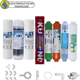 Resim Pemax Water Solutions Purefer Açık Kasa Çif Sedimentli Sertifikalı 8'li Orijinal Lg Kuno Mebran Mineral-Alkalili-Detox 