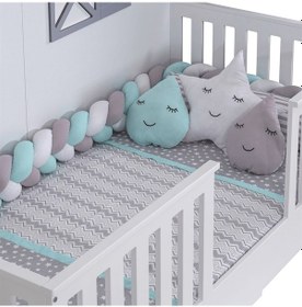 Resim Tiffany Satürn Montessori Kenar Koruma Ve Örgü Seti Mint-9331 