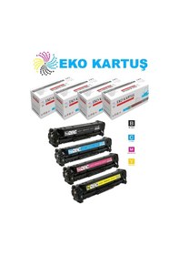 Resim Hp Color Laserjet Enterprise Mfp M480f Çipli 4 Renk Takım Uyumlu 