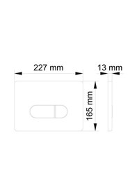 Resim Visam Siena Parlak Krom Kumanda Paneli 228.002 