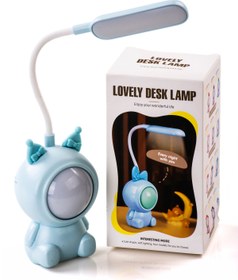 Resim Mukko Home Kuromi Cartoon Temalı Şarj Edilebilir Masa Lambası, USB Şarjlı Kalem Tıraşlı 