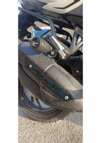 Resim Moto Üçel Tvs Apache Rtr 200 Uyumlu Egzoz Görsel Yazı 