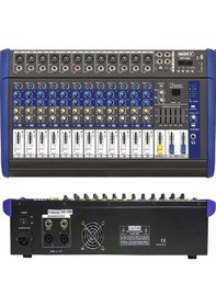 Resim Midex Mp-1000 Power Mikser Amfi 2X500W 12 Kanal Dsp Efekt Eq Usb 