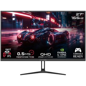 Resim GAMEON GOAE27QHD165IPS Pro 27" QHD, 165Hz, MPRT 0.5ms, PS5 Destekli, Hızlı IPS Siyah Oyuncu Monitörü 