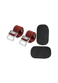 Resim Xurunkeji Paket Alçıpan Destek Parçaları, Konfor Destek Pedleri Koruyucu Dolgulu Bacak Bantları, Naylon Ayarlanabilir Destek Bacak Kayışları 