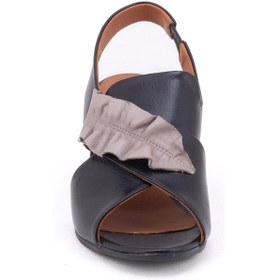 Resim Venüs 1857226y Kadın Deri Sandalet 1857226Y-R1534 Siyah 