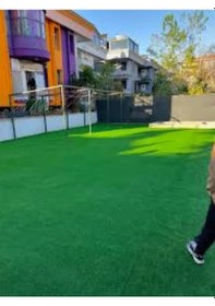 Resim 2x9 Metre Yapay Çim Halı, Lastik Taban, Yeşil Suni Halı, 7 Mm Kalınlığında 200 X 2900 