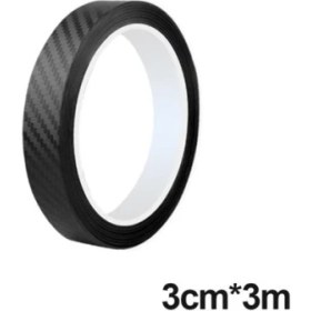 Resim Karbon Fiber Araba Koruyucu Bant 