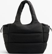 Resim Oysho Kapitone shopper çanta 