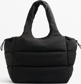 Resim Oysho Kapitone shopper çanta 