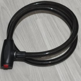 Resim Hagiki Kalın Anahtarlı Motorsiklet Kilidi 2cm Eni ve 1.5 Metre Uzunluğunda Çelik Halatlı 1 Adet 