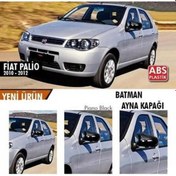 Resim Sts Oto Aksesuar Fiat Palio 2010-2012 Batman Yarasa Ayna Kapağı Piano Black ABS Plastik (01) 