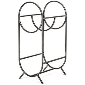 Resim Şömine Yanı Minimalist Odunluk Dekoratif Odun Standı 