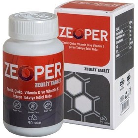 Resim Zeoper Zeolit. Çinko. Vitamin D Ve Vitamin K Takviye Edici Gıda 