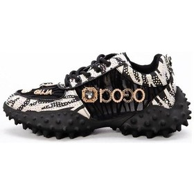 Resim Guja 25y338 Kadın Taşlı Sneaker Ayakkabı Siyah Siyah 