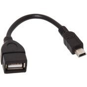 Resim gürcantech Mini Otg Data Usb Dönüştürücü 5 Pin Otg Kablo 25 Cm Usb Akıllı Telefon Pc Tablet Için 