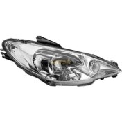 Resim Ayfar FAR SİNYAL SOL ŞEFFAF P206 2003-2010 ELEKTRİKLİ H7 H7 6204 S9 