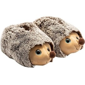 Resim Twigy Kirpi 23 Kadın Hayvanlı Panduf Kahve 36/41 CC0650 