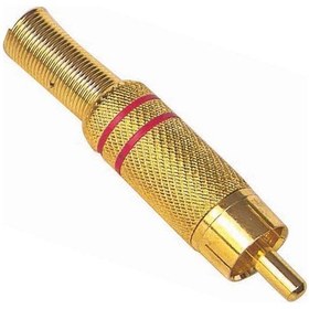 Resim Powermaster Pm-1290 Tos Rca Fiş Metal Gold Erkek Konnektör 