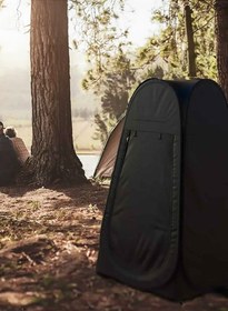 Resim EFSANE KAMP - Duş WC Soyunma Çadırı - Otomatik - Siyah - Siyah / 120x120x190cm 