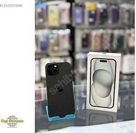 Resim Apple iPhone 15 İkinci El TR | 128 GB | Siyah 